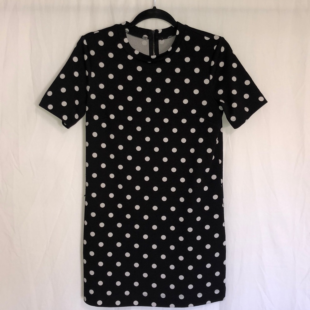 Midi Black & White Dress